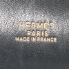 Bolso de mano Hermes Bolide en cuero azul oscuro - Detail D4 thumbnail