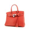 Hermes Birkin 30 cm handbag in red Garance togo leather - 00pp thumbnail
