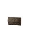 Billetera Louis Vuitton  Sarah en lona Monogram marrón - 00pp thumbnail