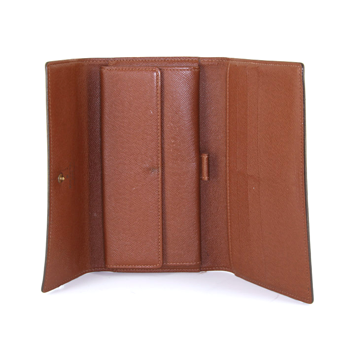 Portefeuille Louis Vuitton  Sarah en toile monogram marron - Detail D2