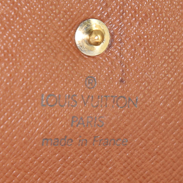 Portefeuille Louis Vuitton  Sarah en toile monogram marron - Detail D3