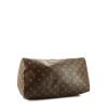 Borsa Louis Vuitton Speedy 35 in tela monogram marrone e pelle naturale - Detail D4 thumbnail