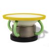 Ettore Sottsass, rare  "Fruttiera con manici" cup, in enamelled ceramic, Tendentse edition, Alessio Sarri production, signed, of 1987 - 00pp thumbnail