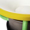 Ettore Sottsass, rare  "Fruttiera con manici" cup, in enamelled ceramic, Tendentse edition, Alessio Sarri production, signed, of 1987 - Detail D2 thumbnail