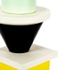 Ettore Sottsass, "Vaso" totem vase, in enamelled ceramic, Tendentse edition, Alessio Sarri production, editor stamp, designed in 1986 - Detail D3 thumbnail