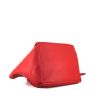 Sac cabas Celine Big Bag en cuir rouge - Detail D5 thumbnail