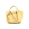 Bolso de mano Celine  Big Bag en cuero granulado beige - 00pp thumbnail