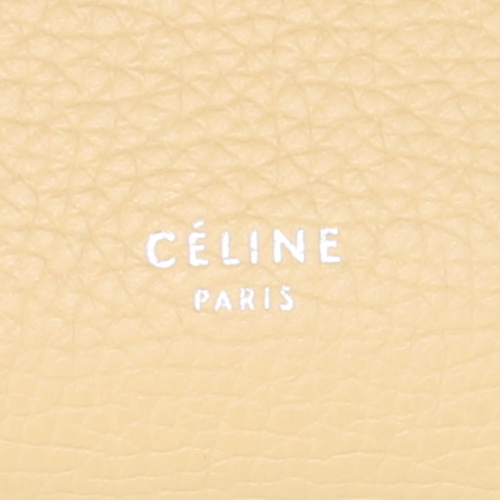 Borsa Celine  Big Bag in pelle martellata beige - Detail D4