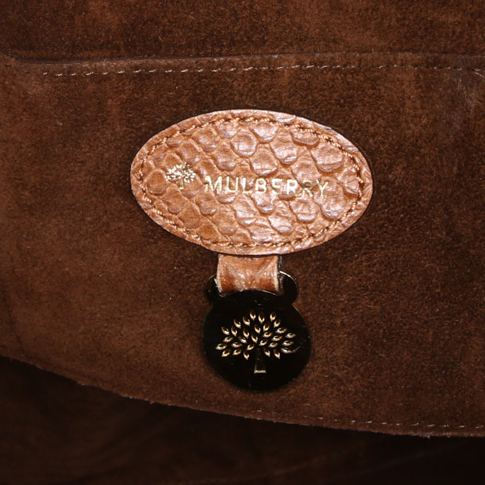 Borsa Mulberry Bayswater in pitone marrone - Detail D3