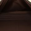 Louis Vuitton Messenger shoulder bag in black damier canvas and brown leather - Detail D2 thumbnail