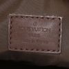 Borsa a tracolla Louis Vuitton Messenger in tela a scacchi nera e pelle marrone - Detail D3 thumbnail