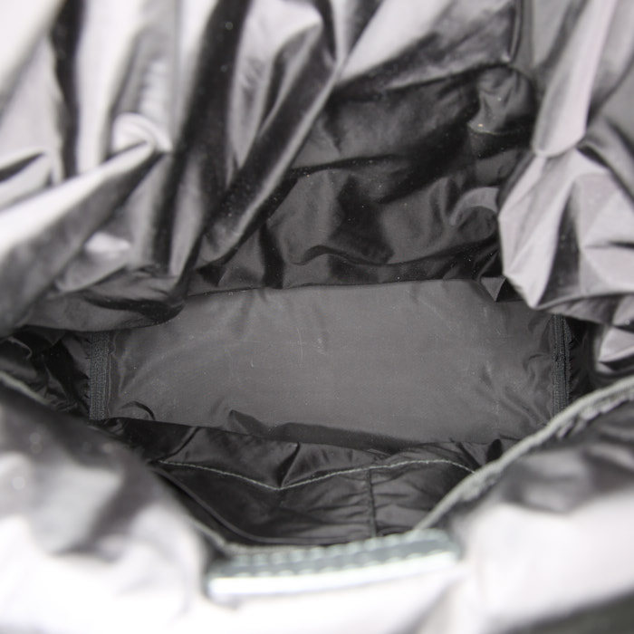 Zaino Berluti Explorer in pelle marrone e tela nera - Detail D2