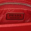 Prada shoulder bag in red and white bicolor leather - Detail D4 thumbnail