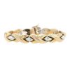 Articulated Cartier Arabesque bracelet in pink gold and white gold - 00pp thumbnail