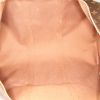 Borsa da viaggio Louis Vuitton Keepall 50 cm in tela monogram marrone e pelle naturale - Detail D2 thumbnail