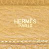 Trousse Hermès Vintage en cuir grainé gold - Detail D3 thumbnail