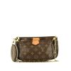 Louis Vuitton  Multi-Pochette Accessoires shoulder bag  in brown monogram canvas  and natural leather - 360 thumbnail
