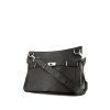 Hermès Jypsiere 34 cm shoulder bag in black togo leather - 00pp thumbnail