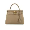 Hermès Kelly 28 cm handbag in etoupe togo leather - 360 thumbnail
