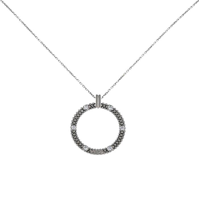 Mauboussin Le Premier Jour necklace in white gold and diamonds - 00pp