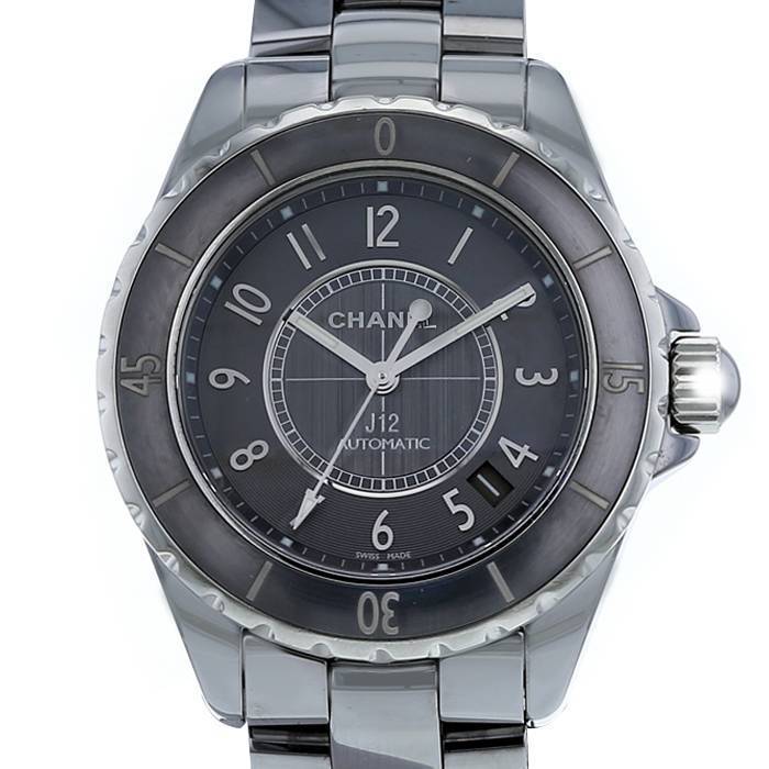 Chanel J12 watch in titanium ceramic Circa  2000 - 00pp