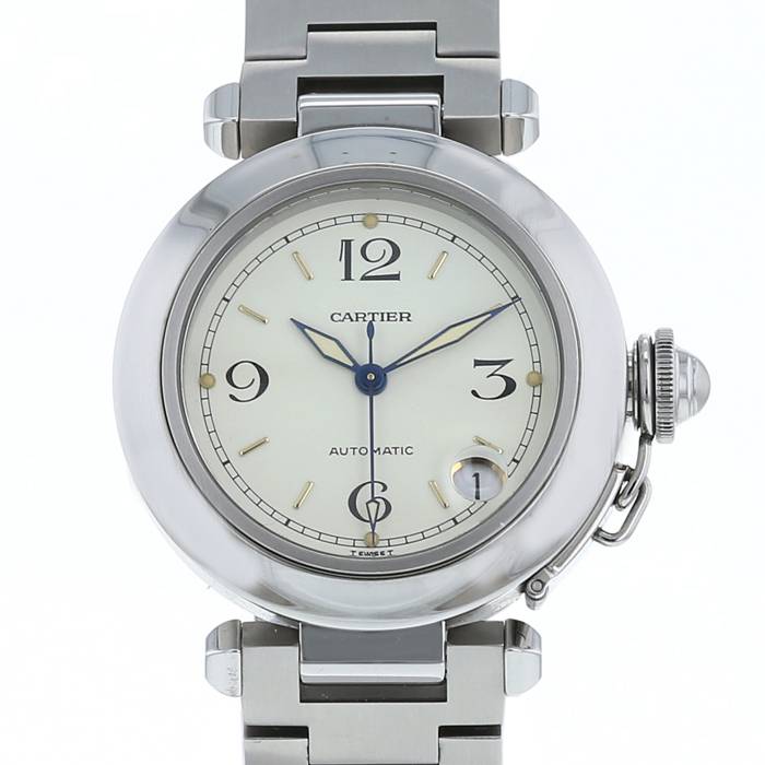 Cartier Pasha watch in stainless steel Ref:  2384 Circa  1990 - 00pp