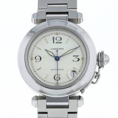 Montre Cartier Pasha en acier Ref :  2384 Vers  1990