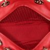 Dior Lady Dior handbag in red leather cannage - Detail D2 thumbnail