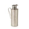 Christian Dior, thermos flask in silvered metal imitating the work of basketry, signed, from the beginning of the 1980's - 00pp thumbnail