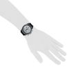 Reloj Chanel J12 Chronographe de cerámica noire y acero Ref :  H2681 Circa  2005 - Detail D1 thumbnail