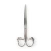 Hermès, rare pair of scissors with horses heads, in stainless steel, signed, from the 1970’s - 00pp thumbnail