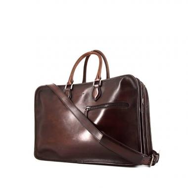 Porte-documents Berluti Deux jours en cuir marron