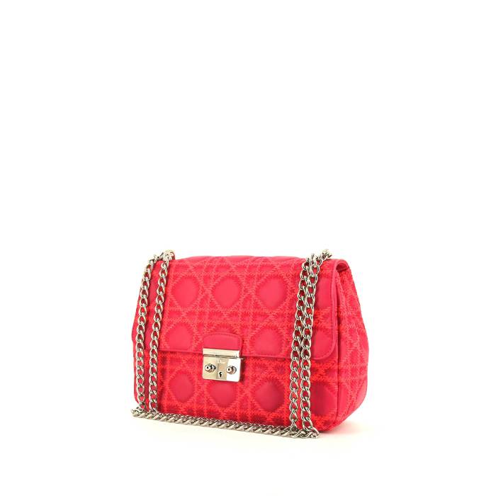 Dior Miss Dior handbag in pink leather cannage - 00pp