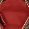 Shopping bag Louis Vuitton Piano in tela a scacchi ebana e pelle marrone - Detail D2 thumbnail