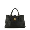 Bottega Veneta Roma handbag in grey intrecciato leather - 360 thumbnail