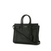 Saint Laurent Sac de jour Nano handbag in black grained leather - 00pp thumbnail