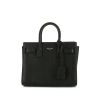 Saint Laurent Sac de jour Nano handbag in black grained leather - 360 thumbnail