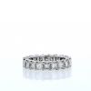 wedding ring in white gold and diamonds - 360 thumbnail