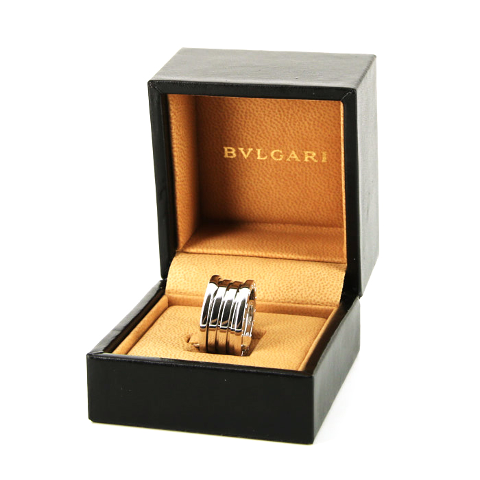 Sortija Bulgari B.Zero1 modelo grande en oro blanco - Detail D2