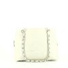 Chanel Petit Shopping handbag in cream color quilted leather - 360 thumbnail