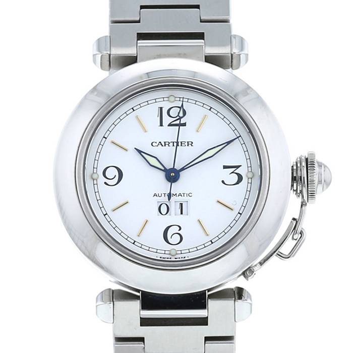 Cartier Pasha watch in stainless steel Ref:  2475 Circa  2000 - 00pp