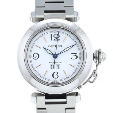 Montre Cartier Pasha en acier Ref :  2475 Vers  2000