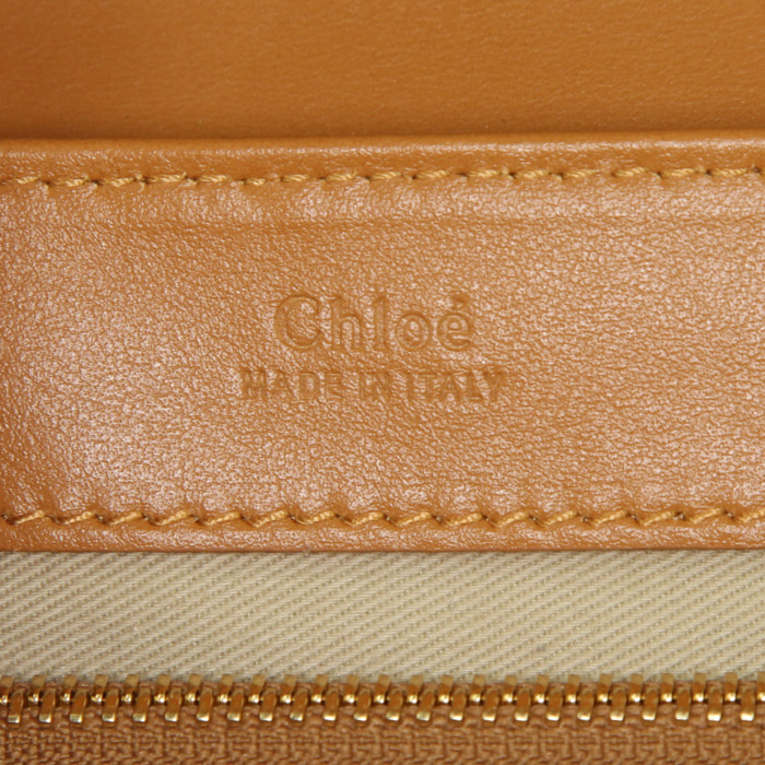 Borsa Chloé C in pelle beige - Detail D4