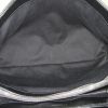 Saint Laurent Loulou large model shoulder bag in black chevron quilted leather - Detail D3 thumbnail