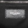 Saint Laurent Loulou large model shoulder bag in black chevron quilted leather - Detail D4 thumbnail