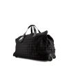 Bolsa de viaje Chanel en lona acolchada negra - 00pp thumbnail