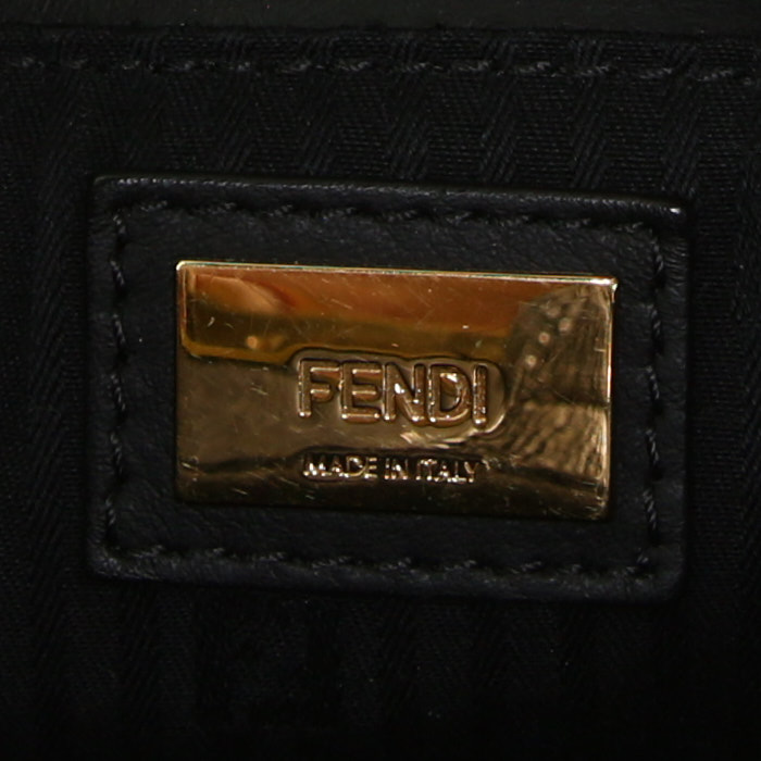Borsa Fendi 2 Jours in pelle nera - Detail D3