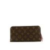 Billetera Louis Vuitton Clémence en lona Monogram marrón - 360 thumbnail