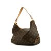 Bolso para llevar al hombro o en la mano Louis Vuitton Delightful en lona Monogram marrón y cuero natural - 00pp thumbnail