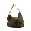 Sac porté épaule ou main Louis Vuitton Delightful en toile monogram marron et cuir naturel - 00pp thumbnail